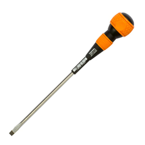 FLAT TIP SCREWDRIVER 6"- PALM-GRIP HANDLE