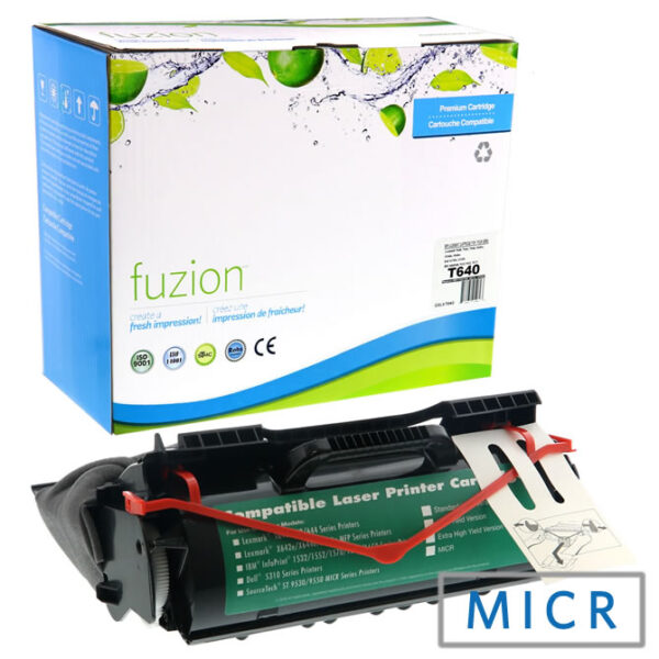 Lexmark T640 MICR Toner - Black