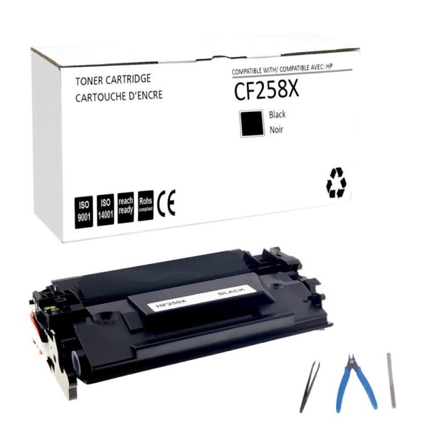 White Box CF258X Compatible Toner (No Chip)