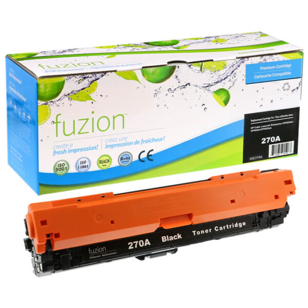 HP CE270A Remanufactured Toner - Black